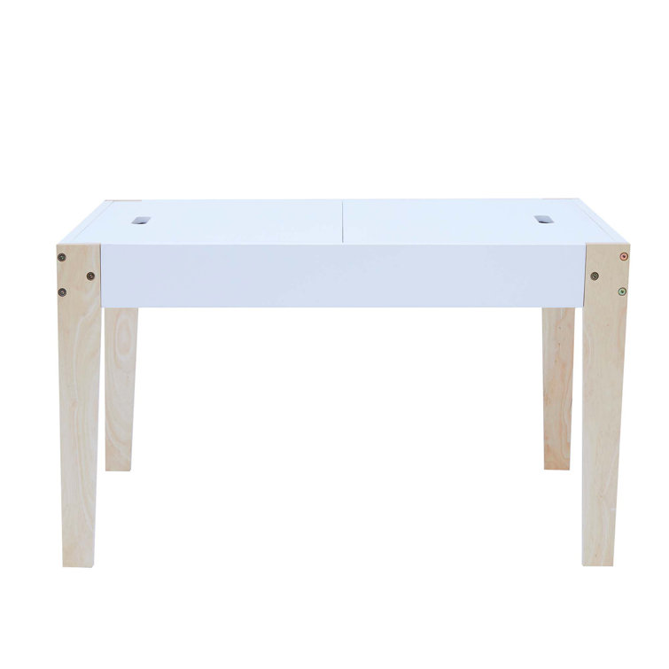 Natural wood kids top table